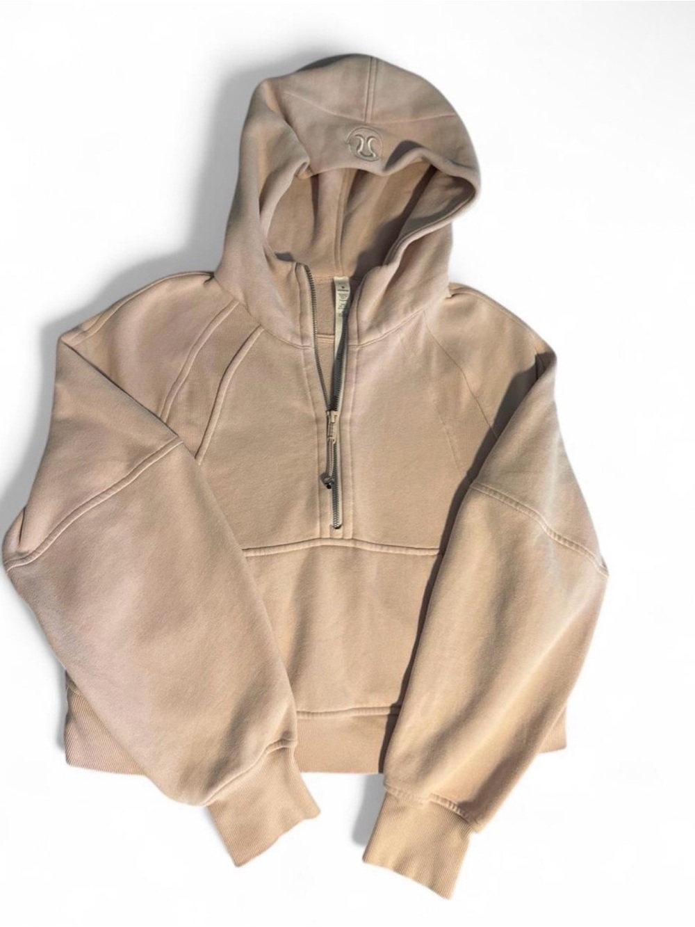 Lululemon SCUBA Half-Zip Sweatshirt - light mauve/pink size XS/S